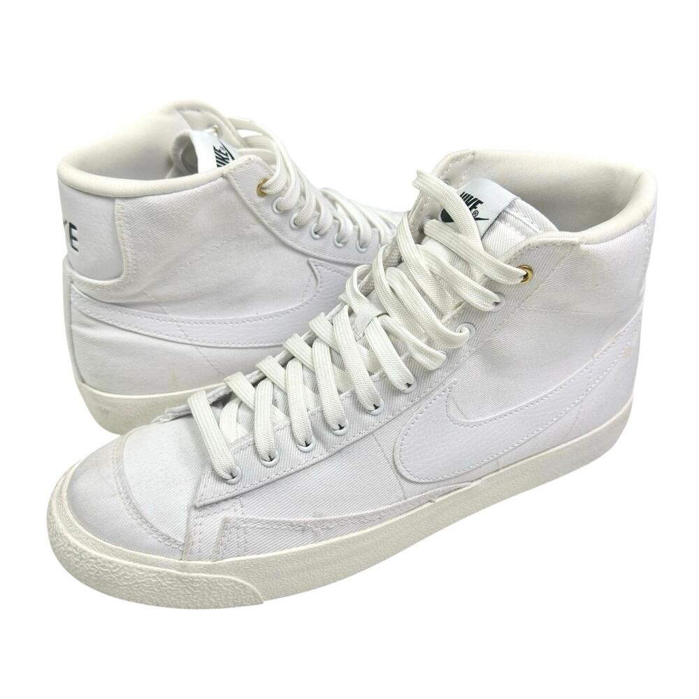Nike | Women | Mid ‘77 White Sail Classic Canvas High Top Sneakers | Sz 10